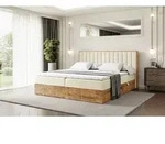 ALTDECOR Boxspringbett LOLLI4 mit H3-Matratze, Kopfteil und Bettkasten mit...