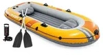 INTEX 66313NP Schlauchboot Challenger 3 Set mit Paddel und Pumpe Paddelboot Boot -