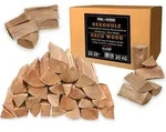 Deko Holzscheite Buche ohne Rinde 20 kg Premium Dekoholz Kaminholz Brennholz