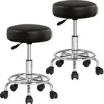 CASARIA&reg; Rollhocker H&ouml;henverstellbar 10cm Polsterung 51-65cm Sitzh&ouml;he 360&deg;