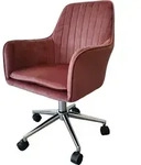 Drehstuhl Ashley Mauve, h&ouml;henverstellbar, gepolstert, Sitzh&ouml;he 45-53 cm, 125...