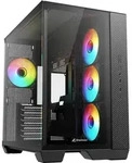 Sharkoon Steel Shark schwarz Tempered Glass x 2