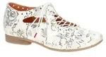 Think GUAD 2 Damenschuhe - elegante Schn&uuml;r- Halbschuhe wei&szlig; NEU - Wei&szlig; - 36,5