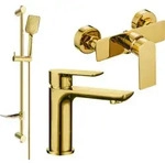 Mexen Alfa DF62 Brausegarnitur, Gold - 745704DF62-50 - Gold