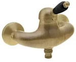 Sapho KIRK&Eacute; BLACK Duscharmatur, schwarzer Hebel, Bronze