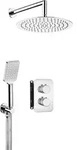 Unterputz-Duschset, mit thermostatischer Box Chrom