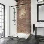 SCHULTE Duscht&uuml;r mit Seitenwand Alexa Style 2.0 Black Style ExpressPlus 120 x...