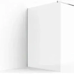 Glaszentrum Hagen 138x200 cm "LoLa" Duschwand Satin - Wei&szlig;