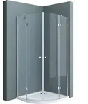 doporro Viertelkreisdusche Duschkabine 90x90x190cm Duschabtrennung inkl.