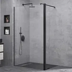 doporro Duschwand 100x200cm Walk-In mit 30cm Nebenteil, 8mm Duschabtrennung...