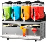 VEVOR Slush Maschine 4 x 12 L, Slusheis Eisbereiter 1650 W (kein Eis N&ouml;tig),