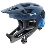UVEX react jr. Fullface Kinder MTB Fahrradhelm dusk blue matt 52-56 Zentimete...