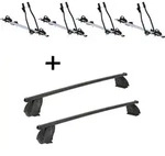 4x Fahrradtr&auml;ger SAGITTAR + Dachtr&auml;ger K1 MEDIUM kompatibel mit f&uuml;r Mercedes...