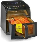 GOURMETmaxx Hei&szlig;luft-Fritteuse 1700W schwarz - Schwarz