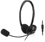 ACT Headset mit 3,5-mm-Audiobuchse - Schwarz