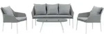 Venture Home Lounge-Set Spoga Grau - Grau