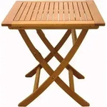 Klapptisch Catar 60x60 cm natur - Naturbelassen