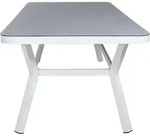 Venture Home Virya Gartentisch 200x100 cm Wei&szlig;, 74 cm hoch,...