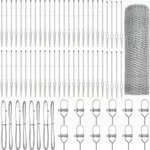 vidaXL Schwei&szlig;drahtzaun mit Spikes 100 x 0,8 m (B x H) - Silber