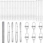 vidaXL Schwei&szlig;drahtzaun mit Spikes 50 x 1,6 m (B x H) - Silber