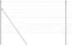 vidaXL Ground Fix Geschwei&szlig;ter Drahtzaun 50 x 1,2 m (B x H) - Silber