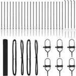 vidaXL Schwei&szlig;drahtzaun mit Spikes 50 x 1,4 m (B x H) - Grau