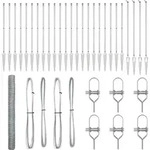vidaXL Schwei&szlig;drahtzaun mit Spikes 50 x 1,5 m (B x H) - Silber