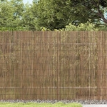 vidaXL Gartenzaun 600x100 cm Schilf - Braun