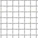 vidaXL Wellengitter Edelstahl 50&times;50 cm 11&times;11&times;2 mm - Silber