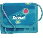Scout Geldb&ouml;rse Brustbeutel Little Flowers hellblau - Hellblau