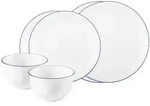 Seltmann Weiden Compact Blaurand Basic-Set 6-teilig - Wei&szlig;