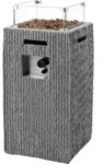 tepro Gasfeuerstelle Brighton eckig, max. 13 kw, inkl. Lavasteinen