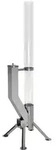 Gardenflare 10029, Freistehende Feuerstelle, Geschlossen, Pellet, Silber,...