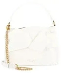 Ted Baker Handtasche Umh&auml;ngetasche Ssansa Knot Bow Mini Top Handle Bag Ivory...