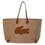 LACOSTE Shopper Summer Pack Shopping Bag Natural Tan beige - Braun
