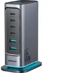 Joyroom Ladeger&auml;t Jr-Tcm02 Multi-port Gan 65W Eu 4X Usb-C 2X Usb-A - Dunkelgrau -
