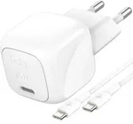 Belkin BOOST Charge USB-C 45W PD PPS+USB-C Kab.ws WCA013kq1MWH-B6 - Wei&szlig;