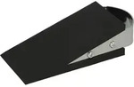 Westcott T&uuml;rstopper in Keilform Schwarz | Gummi T&uuml;rstopper mit Edelstahl...