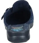 Fly Flot Damen Hausschuh Filz Pantoffel leicht mit Riemen und Schnalle 320302,