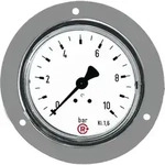 Riegler Standardmanometer, Frontring verchr., G 1/4 hinten, 0-25,0 bar, &Oslash; 50