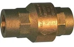 Riegler R&uuml;ckschlagventil, voller Durchgang, Messing, Rp 1 1/2, 20-50 mbar