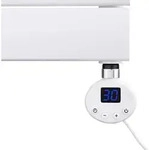 Mai & Mai Heizstab mit Thermostat 1000W Wei&szlig; Elektroheizstab mit LCD Bildschirm