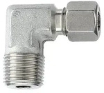 Riegler Winkel-Einschraubverschraubung, R 1/4 a., Rohr-&Oslash; 8, ES 1.4571, 315bar