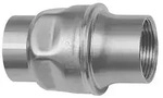 Riegler R&uuml;ckschlagventil, leichte Bauweise, ES 1.4301, G 1 1/2, 0,03 bar