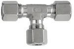 Riegler T-Verschraubung, Rohr-Au&szlig;en-&Oslash; 6 mm, Edelstahl 1.4571, 315 bar