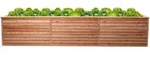 Hochbeet aus L&auml;rche Rhombus XXL, ca. 346 x 80 x 73 cm, Fassungsverm&ouml;gen f&uuml;r
