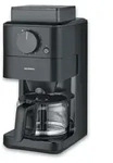 SEVERIN Kaffeemaschine mit Mahlwerk und Glaskanne KA 9215 - Schwarz