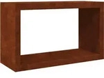 vidaXL Brennholzregal 100x40x60 cm Wetterfester Stahl