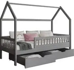 MIRJAN24 Kinderbett Gaja 90, Kinderzimmer Bett mit zwei Bettschubladen,...