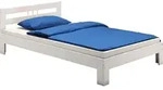 Massivholzbett THEO Jugendbett Bettgestell Einzelbett Doppelbett mit Kopfteil...